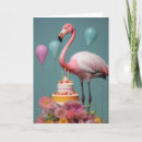 Search for pink flamingo birthday cards Teal