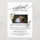 Search for virtual ceremony invitations Typography