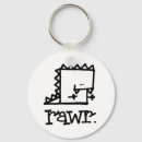 Search for dinosaurs rounded key rings Fun