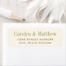 Search for ivory wedding return address labels Vintage