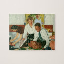 Search for thanksgiving dinner puzzles Vintage