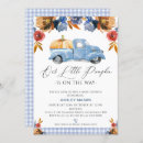 Search for little blue truck invitations Autumn leaves