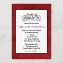 Search for bicycle wedding invitations Tandem