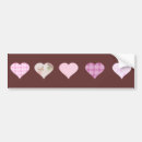 Search for plaid pattern bumper stickers Pink