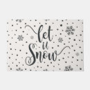 Search for let it snow doormats Snowflakes