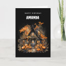 Search for haunted house cards Spooky