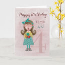 Search for 4 years old girl birthday cards 4th