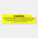 Search for warned bumper stickers Jesus