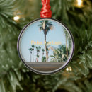 Search for palm christmas tree decorations California