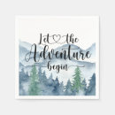 Search for mountains napkins Rustic
