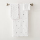 Search for black and white polka dot bath towels Girly