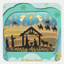 Search for jesus in the manger stickers Christian