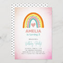 Search for abstract birthday invitations Girl