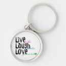 Search for live laugh love key rings Life