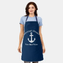 Search for nautical aprons Welcome aboard