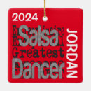 Search for salsa christmas tree decorations Dancer