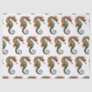 Search for seahorse tissue paper Pattern