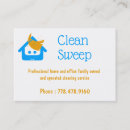 Search for broom clean business cards Cute