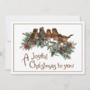 Search for evergreen christmas cards Bird