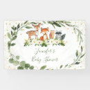 Search for animal baby shower banners Forest animals