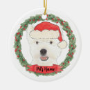 Search for west christmas tree decorations West highland terrier