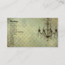 Search for chandelier business cards Black