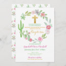 Search for cactus christening invitations Baptism