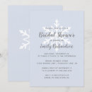 Search for snowflakes bridal shower invitations Grey