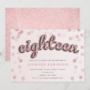 Search for 18 years old invitations Blush pink