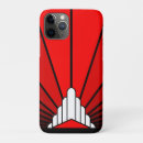 Search for art deco iphone cases Red