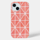 Search for coral polka dots iphone cases White
