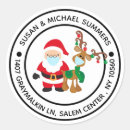 Search for reindeer envelope seals Santa