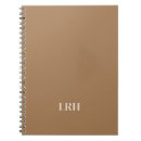 Search for brown notebooks Monogrammed