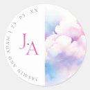 Search for blue pink wedding stickers Elegant