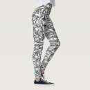 Search for unique leggings Black and white