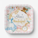 Search for tea party paper plates Alice in wonderland