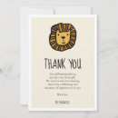 Search for lion thank you cards Jungle