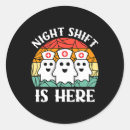 Search for night shift nurse stickers Halloween