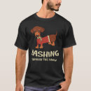 Search for dachshund through the snow tshirts Merry