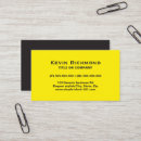 Search for black and yellow business cards Cool