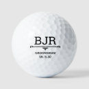 Search for monogrammed golf balls Groomsmen