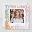 Search for pastel graduation invitations Modern