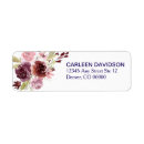 Search for red and blue return address labels Autumn