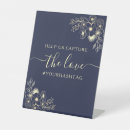 Search for help us capture the love wedding signs Elegant