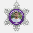 Search for lacrosse christmas tree decorations Purple
