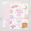 Search for pancakes birthday invitations Slumber party
