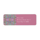 Search for geometric return address labels Colourful