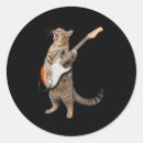 Search for cat guitar stickers Women