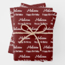 Search for red and white patterns gift wrap Elegant