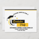 Search for blue and black graduation invitations Congratulations
